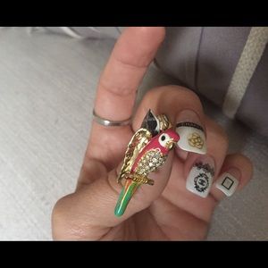 Juicy Couture Pave Parrot Bracelet Charm